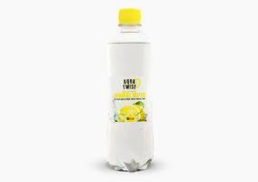 Aqua Twist Sparkling mineral water with a touch of lemon 0.5 liter