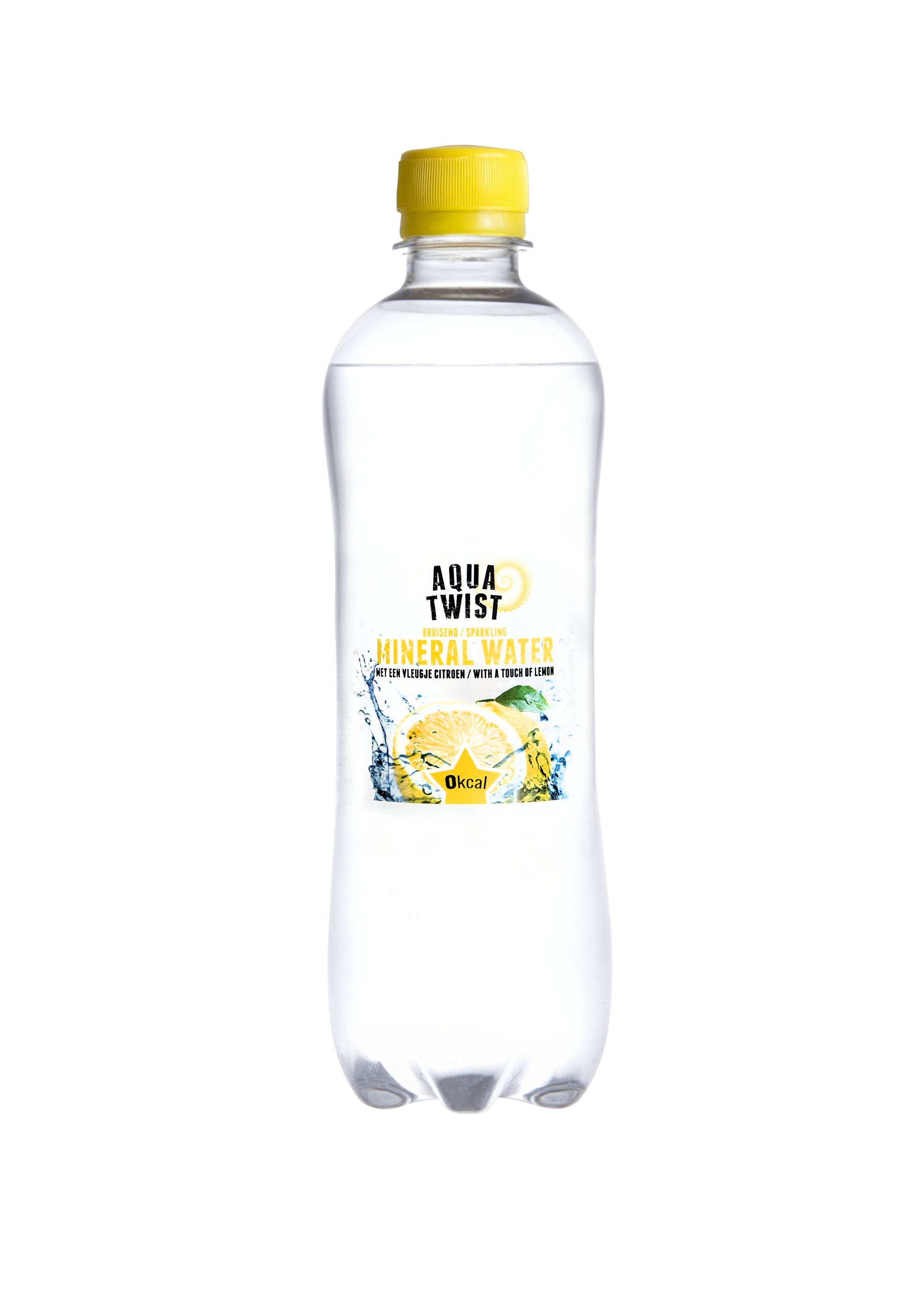 Aqua Twist Sparkling mineral water with a touch of lemon 0.5 liter