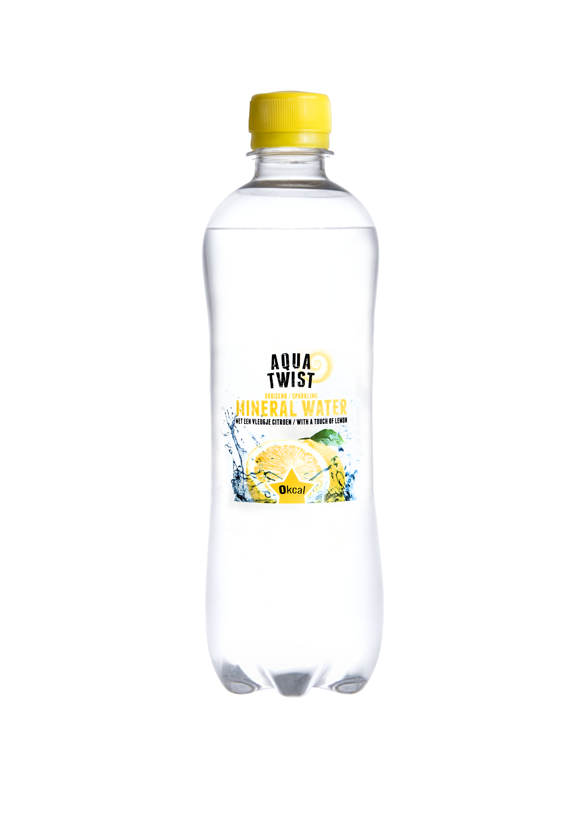 Aqua twist sprudelndes Mineral Wasser mit ein Hauch von Zitrone 0.5 Liter