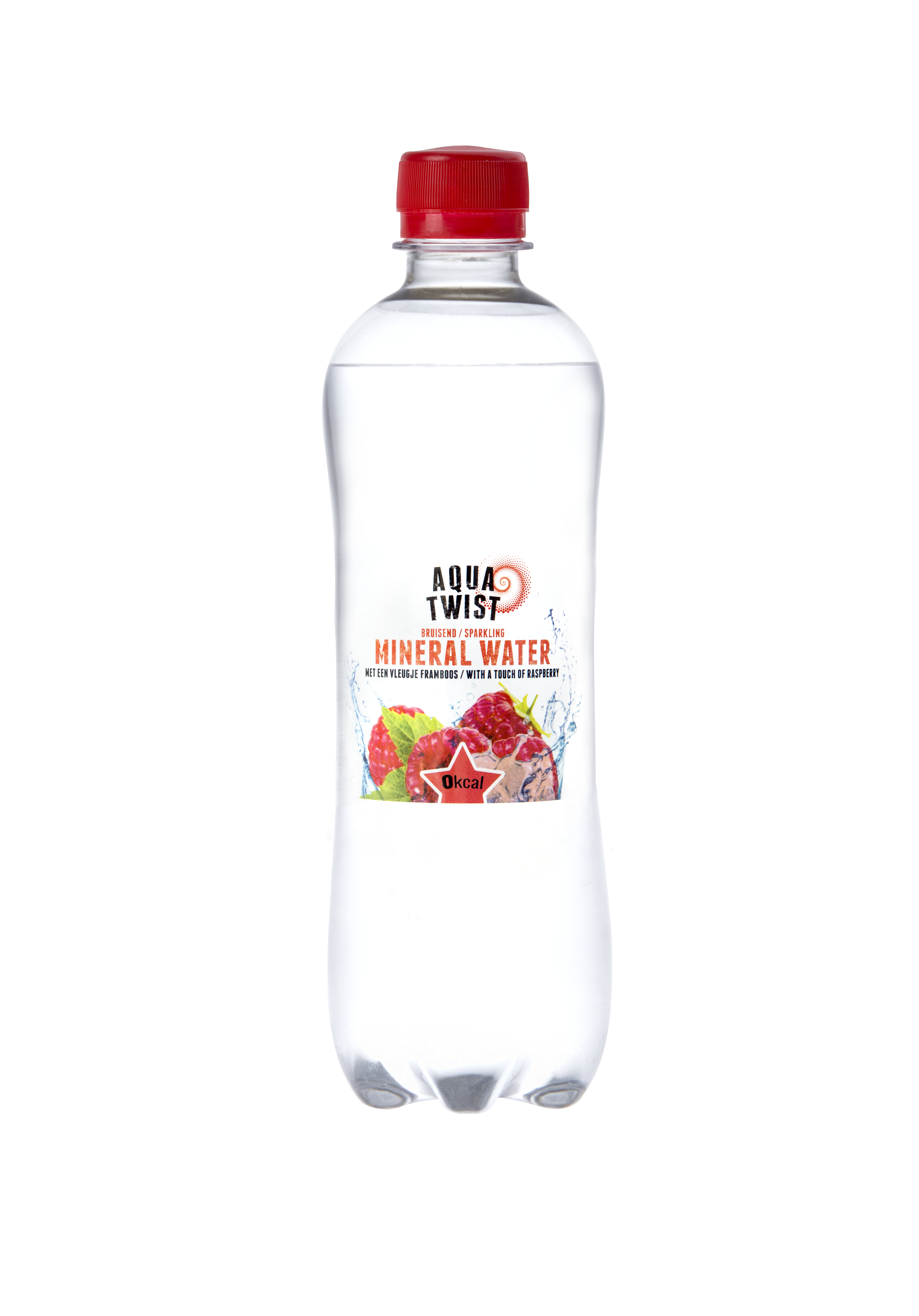 Aqua Twist Sparkling mineral water with a touch of raspberry 0.5 liter