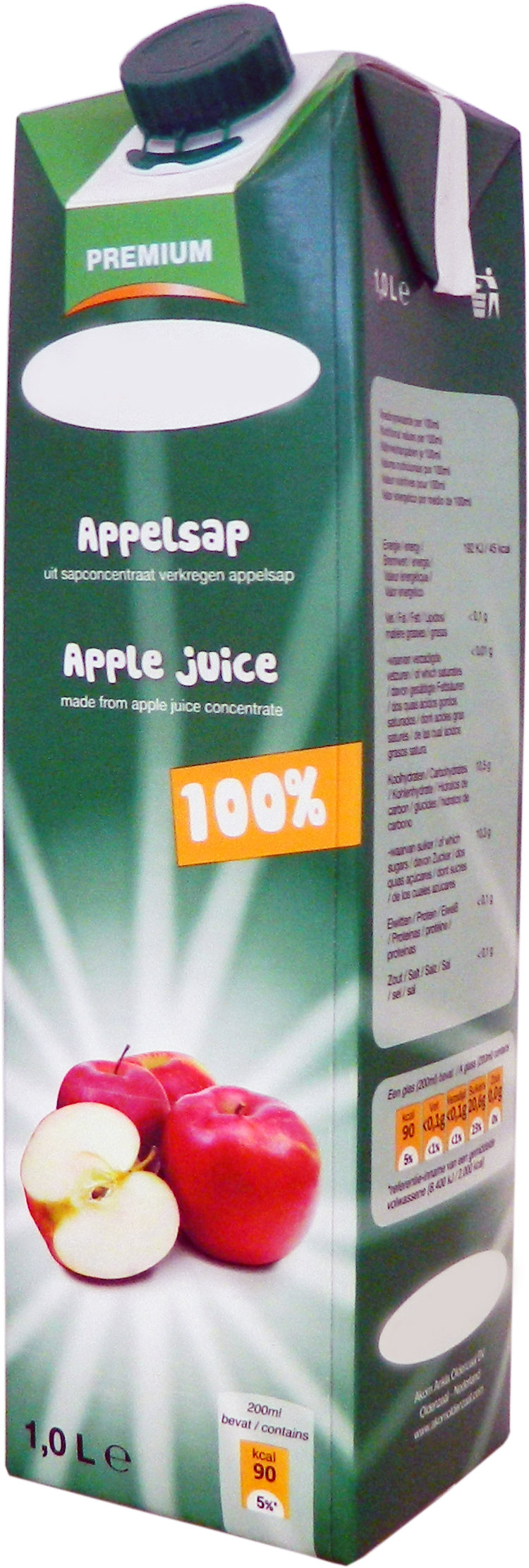 Premium Apple juice 1,0 liter