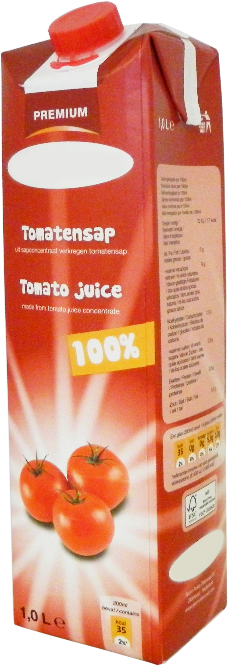 Fruit Action Tomatensap 1,0 liter