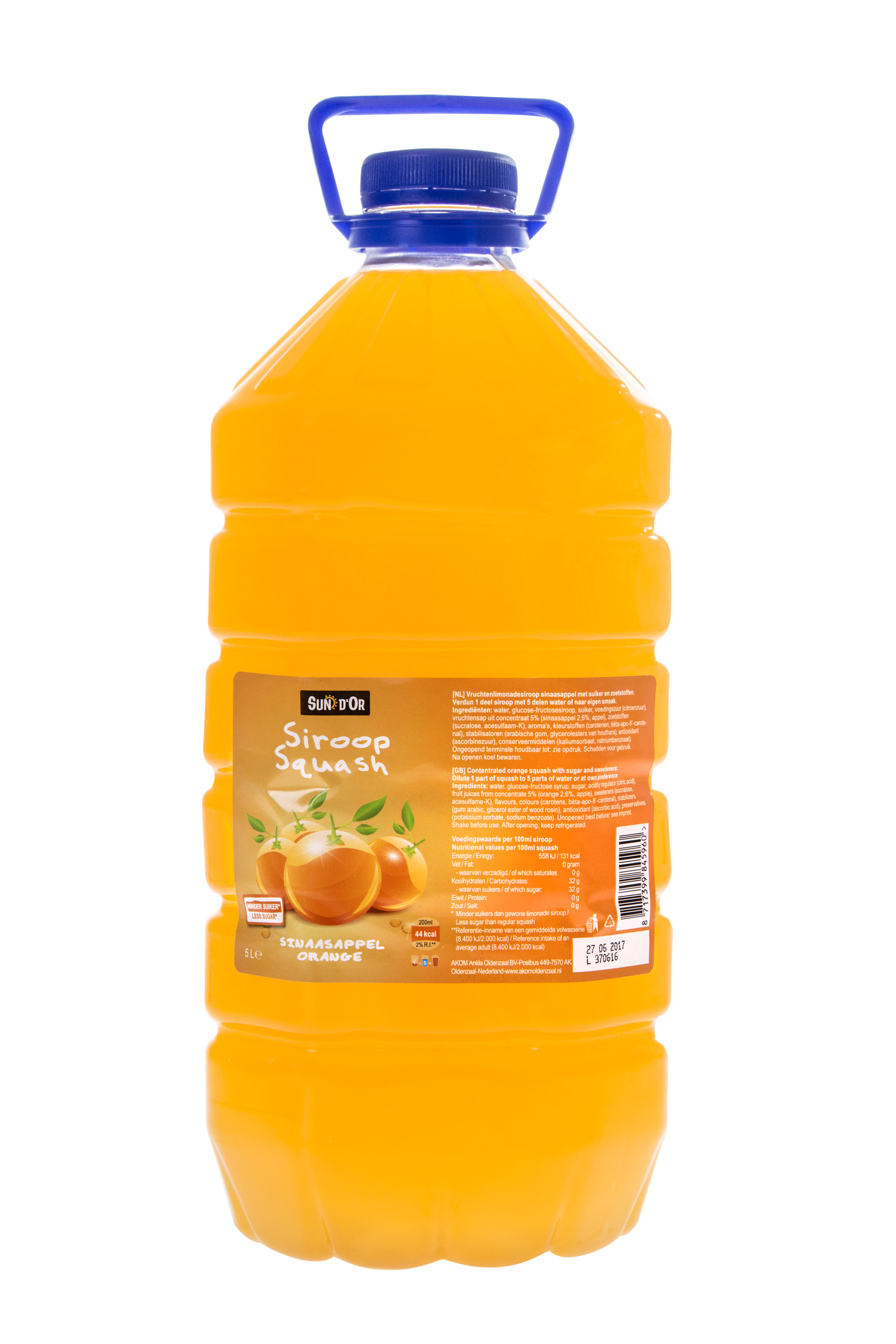 Sun d'Or Orange Fruit Squash 5 liter 