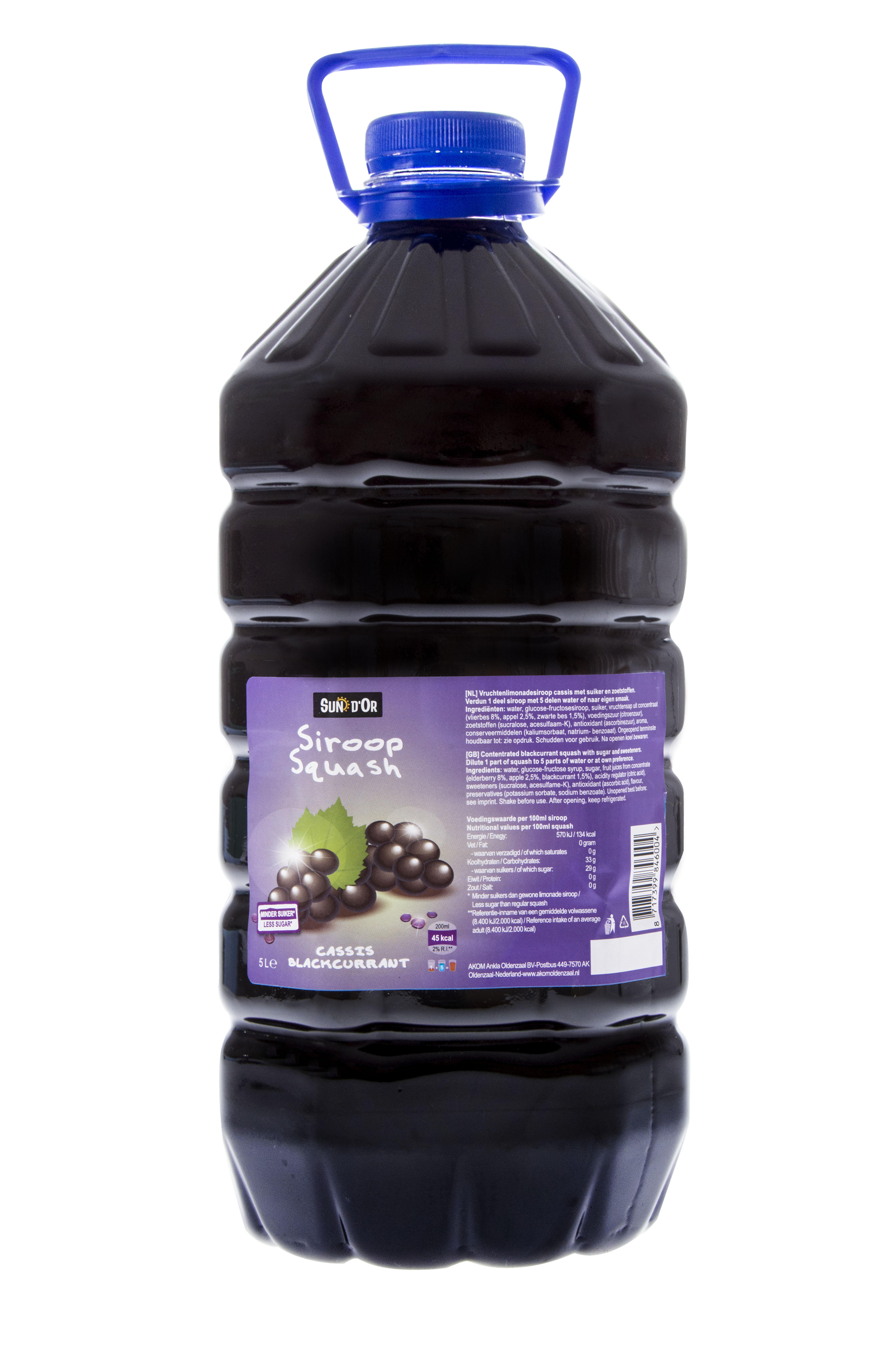 Sun d'Or Black Currant Fruit Squash 5 liter 