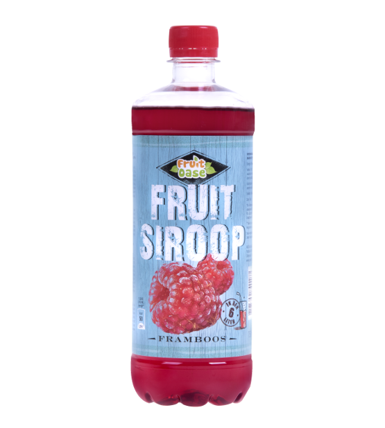Fruit Oase Framboos Fruitsiroop 0,75 liter