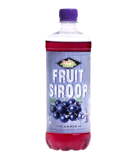 Fruit Oase Cassis fruitsiroop 0,75 liter