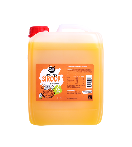 Tasting Good sugar free squash orange 0% can 5,0L